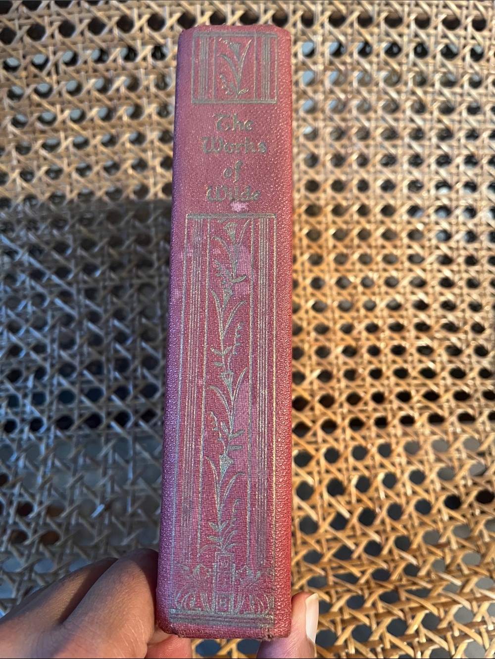 Vintage hardcover copy of The Works of Oscar Wilde by Oscar Wilde